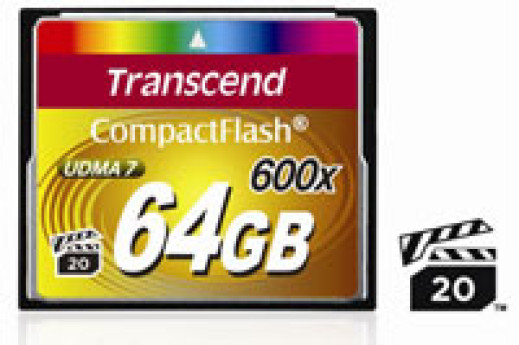 Transcend 600x Compact Flash 64 GB