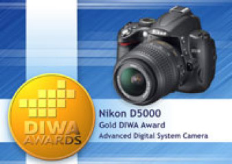 Złoty medal DIWA dla Nikona D5000