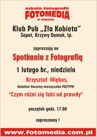 &quot;Czym różni się fakt od prawdy&quot; - spotkanie z Krzysztofem Miękusem