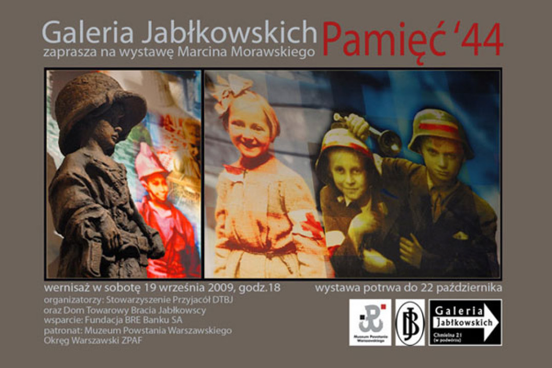 Wystawa Marcina Morawskiego "Pamięć '44" w Galerii Jabłkowskich