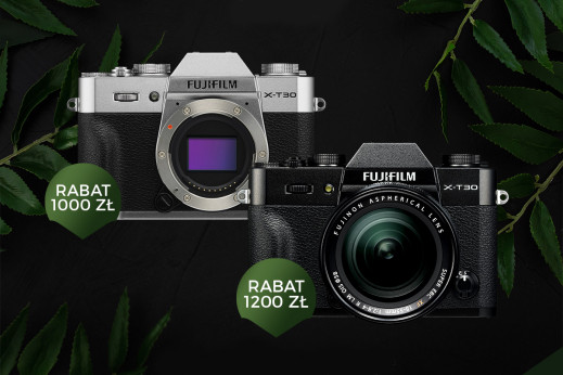 Jeszcze tylko dziś aparat Fujifilm X-T30 kupisz 1200 zł taniej