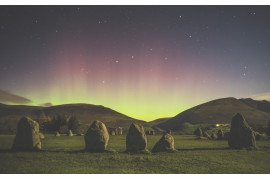 fot. Mathew James Turner, "Castlerigg Stone Circle", 2. miejsce w kategorii Aurorae / Insight Astronomy Photographer of the Year 2018