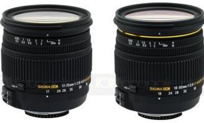  Sigma 17-70 mm F2.8-4.5 DC MACRO HSM i 18-50 mm F2.8 EX DC MACRO HSM - do wszystkich cyfrowych lustrzanek Nikona