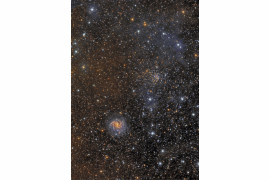 fot. César Blanco, "Fireworks Galaxy NGC 6939 - SN 2017 EAW", 3. miejsce w kategorii Galaxies / Insight Astronomy Photographer of the Year 2018