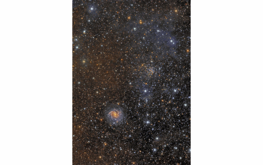 fot. César Blanco, Fireworks Galaxy NGC 6939 - SN 2017 EAW, 3. miejsce w kategorii Galaxies / Insight Astronomy Photographer of the Year 2018