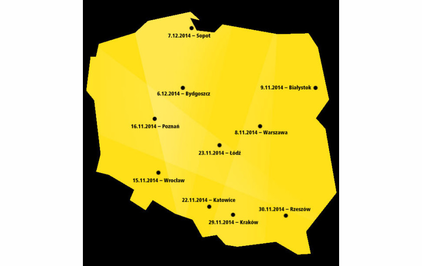 roadshow zawita do 10 miast Polski