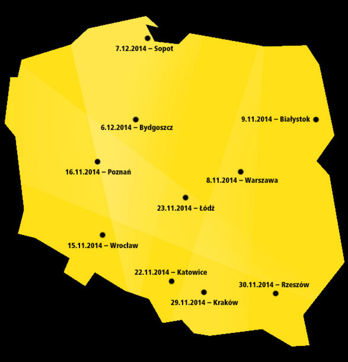 roadshow zawita do 10 miast Polski