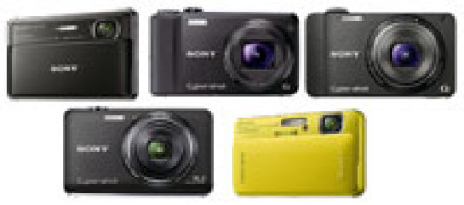 Sony Cyber-shot DSC-WX9, DSC-WX10, DSC-HX7V, DSC-TX10 i DSC-TX100V