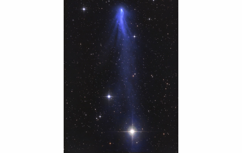 fot. Gerald Rhemann, Comet C/2016 R2 Panstarrs the blue carbon monoxide comet, 3. miejsce w kategorii Planets, Comets and Asteroids / Insight Astronomy Photographer of the Year 2018