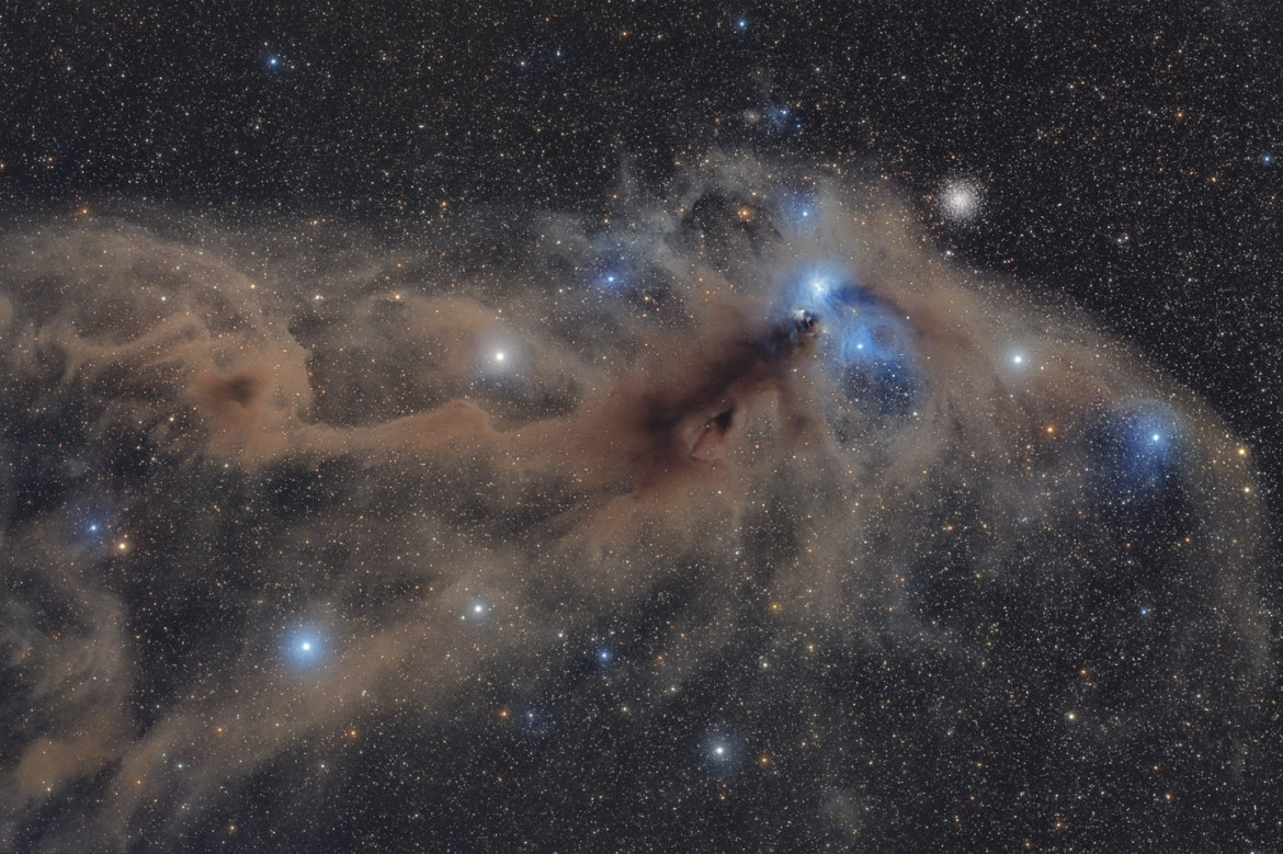 fot. Mario Cogo, "Corona Australis Dust Complex", 1. miejsce w kategorii Stars and Nebulae / Insight Astronomy Photographer of the Year 2018