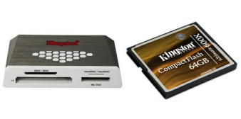 Kingston USB 3.0 High-Speed Media Reader i karta CF Ultimate 600X 64 GB