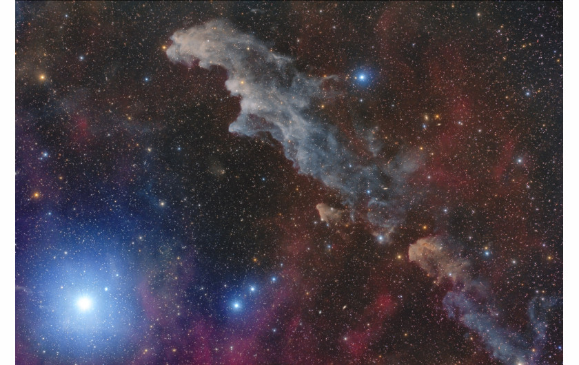 fot. Mario Cogo, Rigel and the Witch Head Nebula, 2. miejsce w kategorii Stars and Nebulae / Insight Astronomy Photographer of the Year 2018