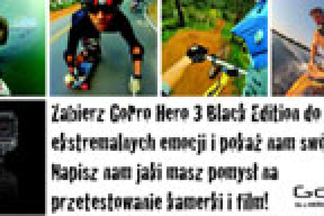 GoPro Hero 3 Black Edition - przetestuj kamerę wraz z akcesoriami