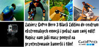 GoPro Hero 3 Black Edition - przetestuj kamerę wraz z akcesoriami