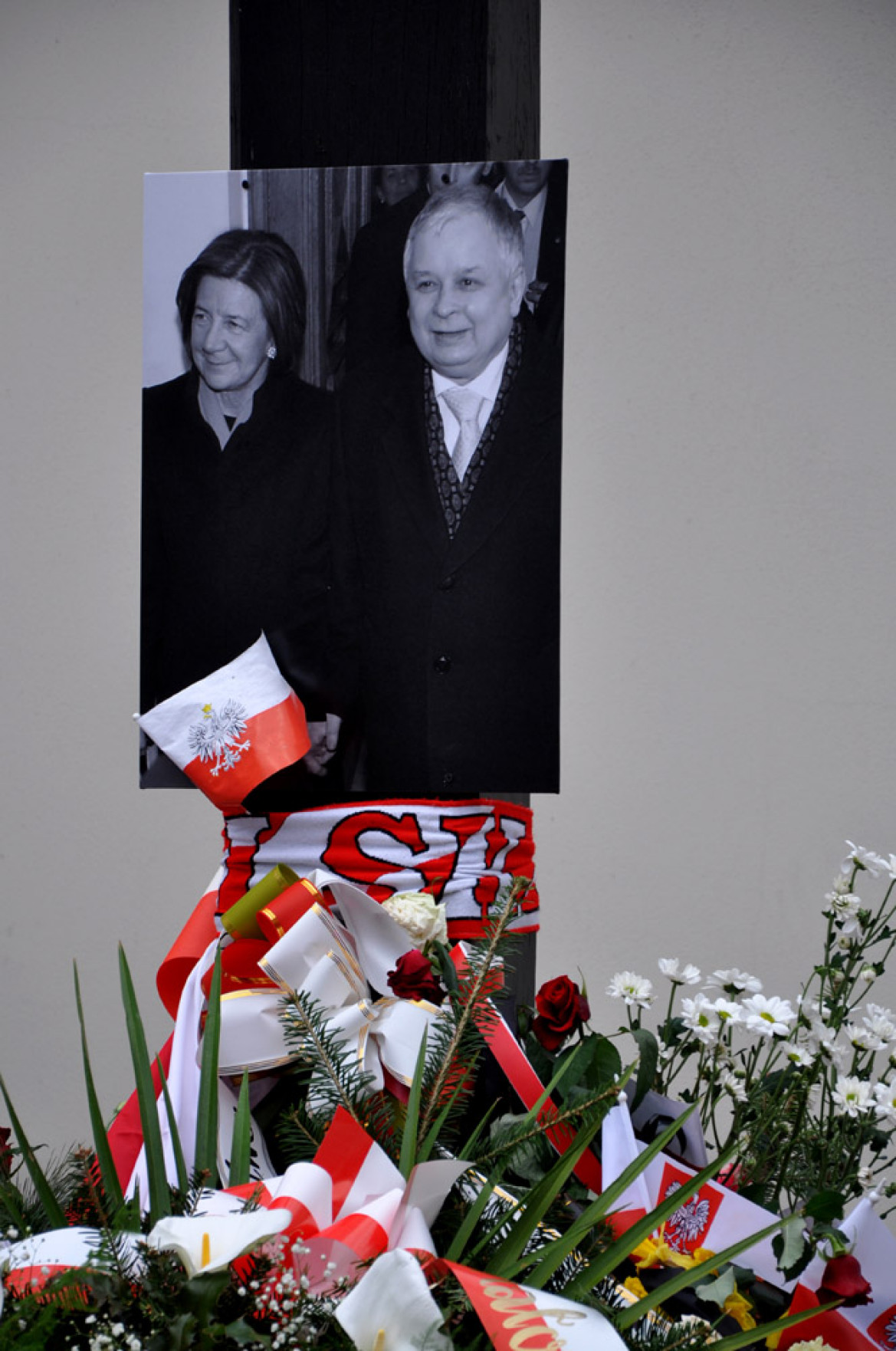 fot. Katarzyna Guratowska. Zdjęcia zrobione w Krakowie podczas marszu katyńskiego 13.04.2010