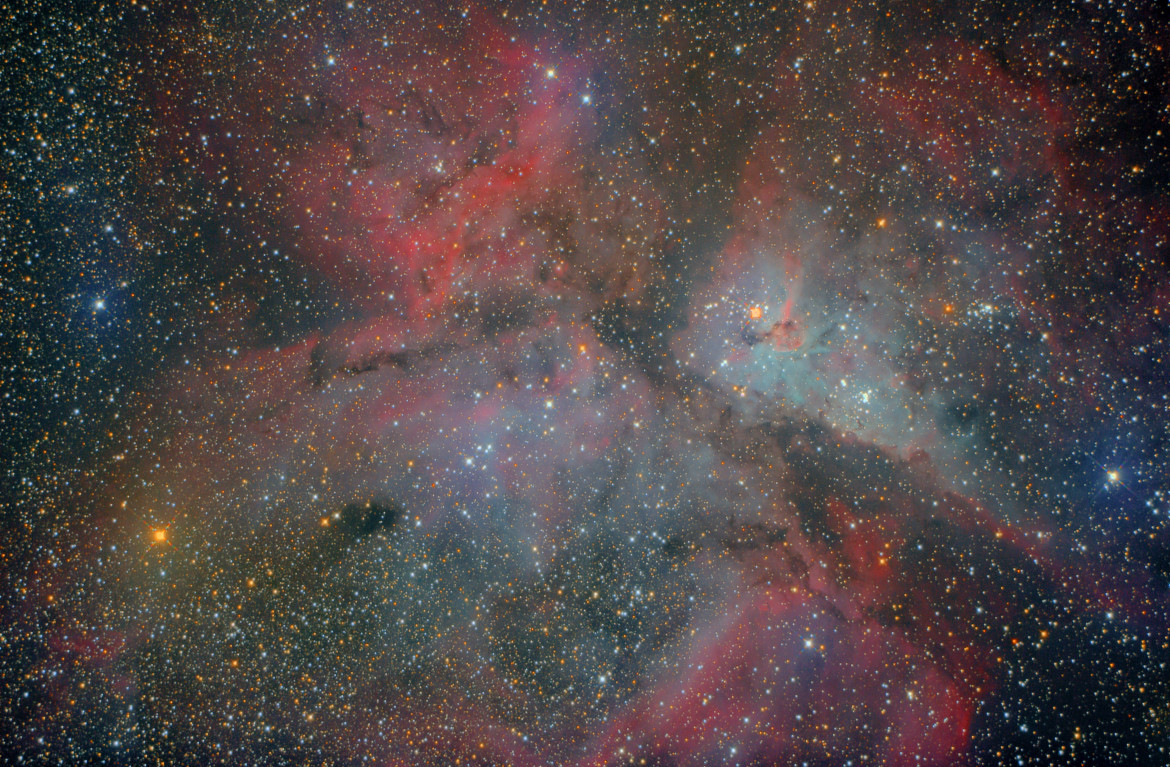 fot. Logan Nicholson, "The Eta Carinae Nebula", 2. miejsce w kategorii Young Astronomy Photographer of the Year / Insight Astronomy Photographer of the Year 2018