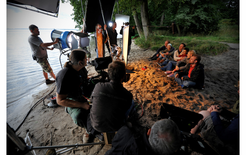 fot. Piotr Litwic, „Usta Usta” serial TVN - scena wschodu słońca