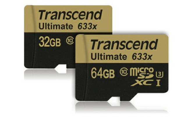 Transcend microSD UHS-I U3 633x 32GB i 64GB