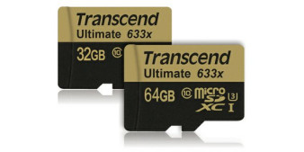 Transcend microSD UHS-I U3 633x 32GB i 64GB
