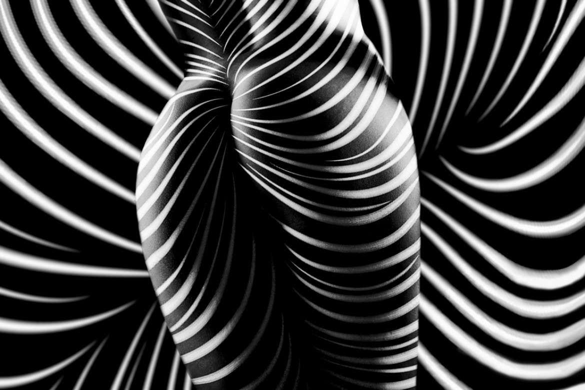 fot. Kristian Liebrand, "Zebra Nude", 1. nagroda w kategorii Nude / Monovisions Photography Awards 2019