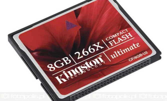  Kingston CompactFlash Ultimate - nowe karty o prędkości zapisu danych 266x