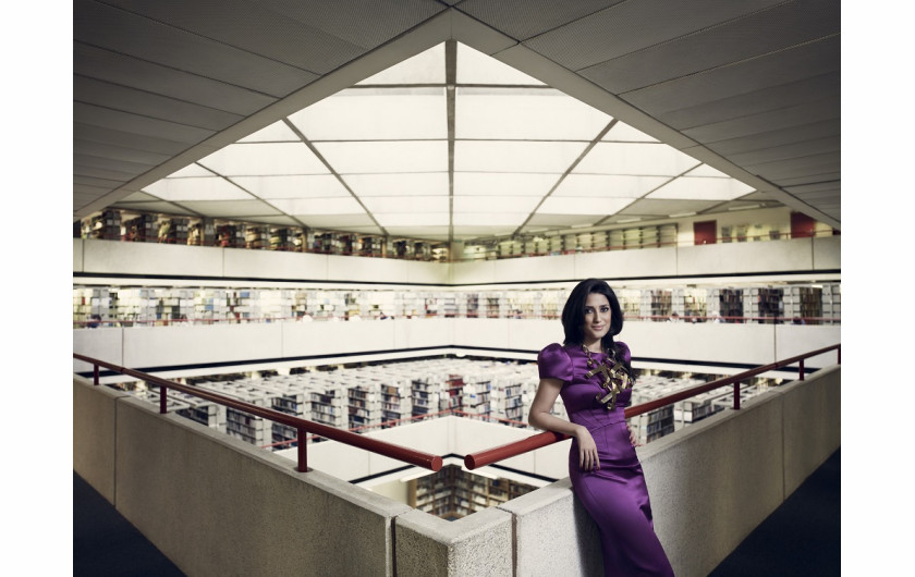 Fatima Bhutto dla British Vogue, fot. Jason Bell