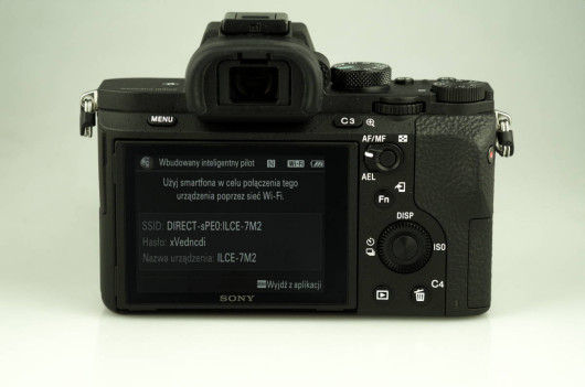 Sony A7 II - łączność bezprzewodowa