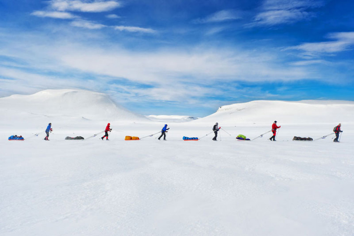 Zwycięzca głosowania publiczności w kategorii Ludzie: Expedition Amundsen, Kai-Otto Melau (c) Kai-Otto Melau/National Geographic Photo Contest
