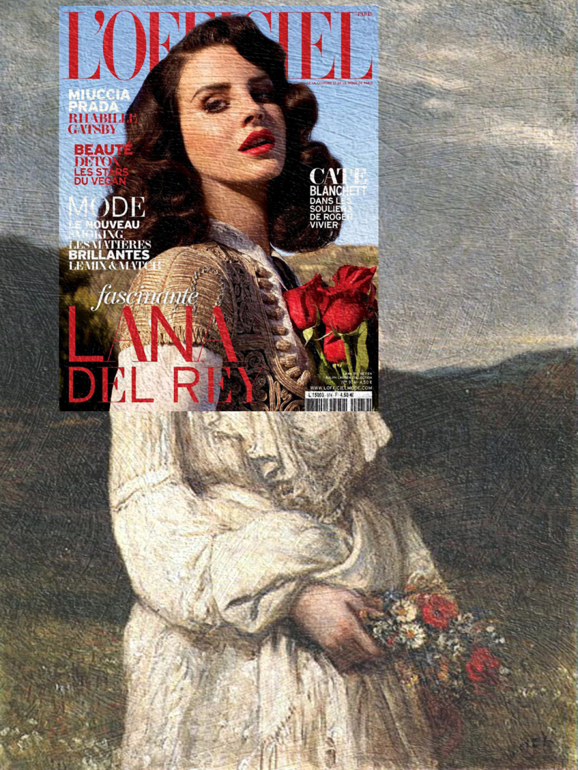 Lana Del Rey, L’Officiel Paris April 2013 + Soring: Portrait of Ilona Lippich by Károly Lotz