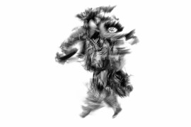 fot. Timothy Huyck, z cyklu "Powwow - Men's Dance", 1. nagroda w kategorii Abstract / Monovisions Photography Awards 2019