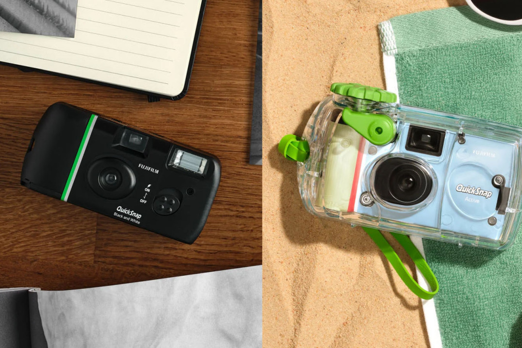Nowe jednorazówki Fujifilm na 40-lecie serii QuickSnap - wersja podwodna i black & white