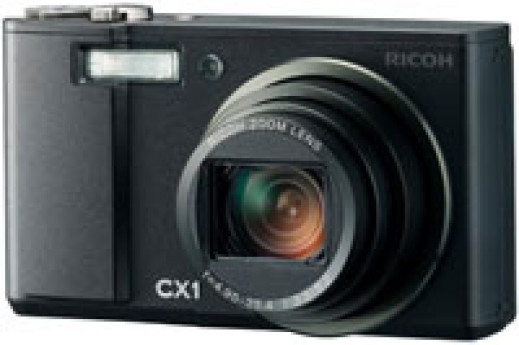Ricoh CX1 - matryca CMOS na pokładzie