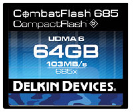 Delkin CombatFlash 685x - szybki i odporny Compact Flash