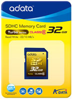 A-Data 32GB SDHC Turbo