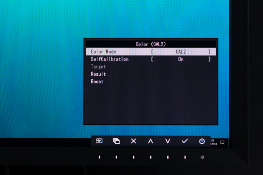 Menu monitora EIZO CG2730