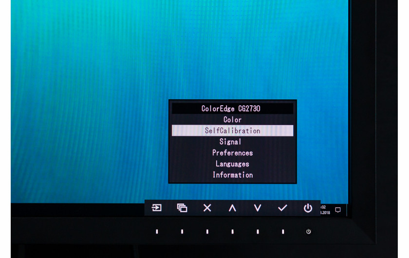 Menu monitora EIZO CG2730