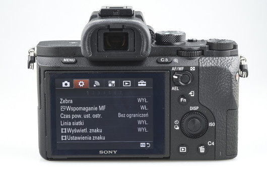 Sony A7 II - menu