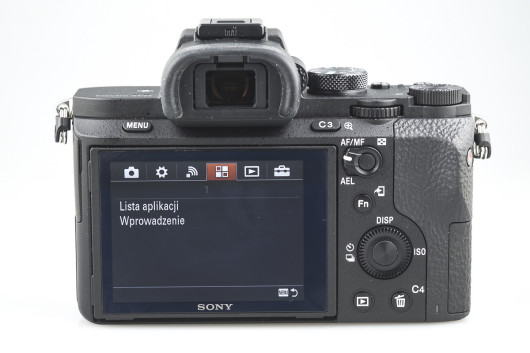 Sony A7 II - menu