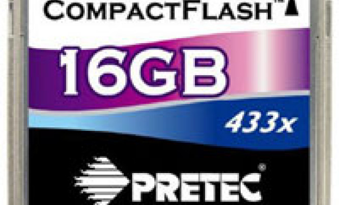 Pretec CompactFlash 16GB 433x - kolejny rekord prędkości