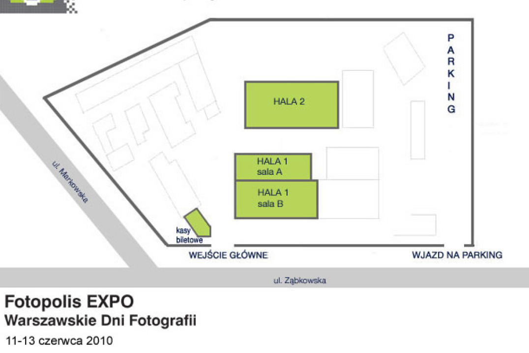 Plan Konesera i dojazd na fotopolis EXPO 2010
