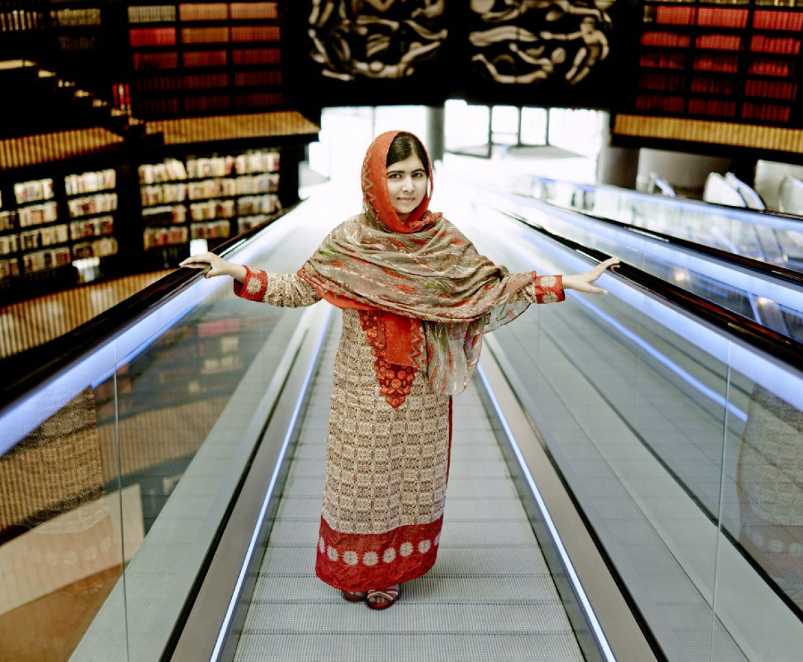 Malala Yousafzai dla Glamour, fot. Jason Bell