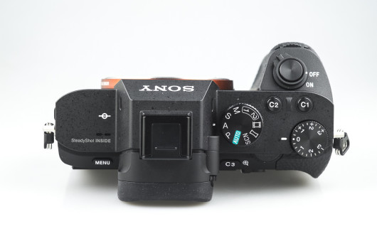 Sony A7 II - górna ścianka