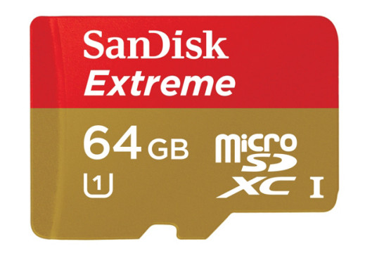 SanDisk Extreme microSDHC, microSDXC 64GB
