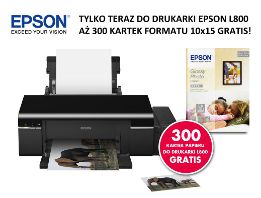 300 arkuszy papieru Epson gratis!