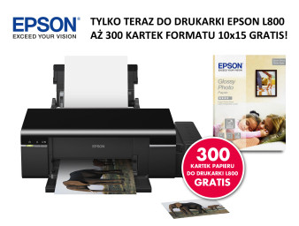 300 arkuszy papieru Epson gratis!