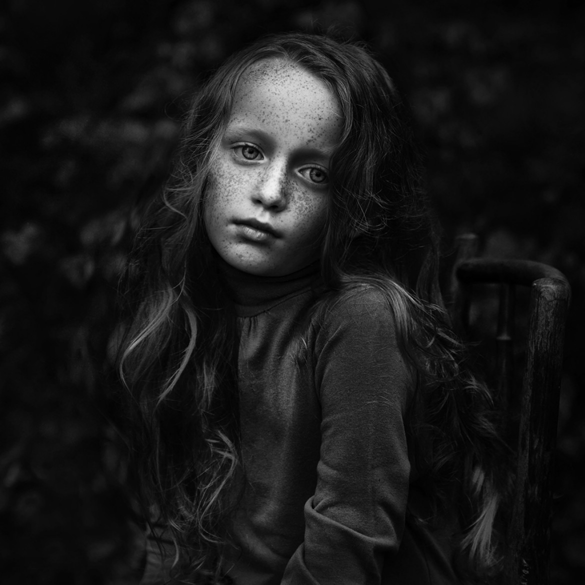 fot. Kamila Celary-Kmiecik, wyróżnienie w kategorii Portrait / B&W Child 2018