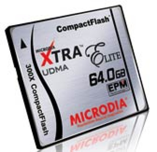 Microdia Xtra Elite CF 64 GB - nowy rekord pojemności
