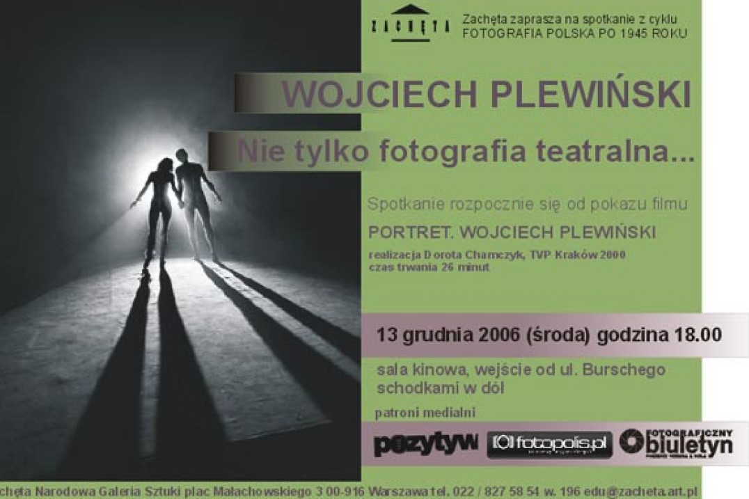 Spotkanie z Wojciechem Plewińskim w Zachęcie