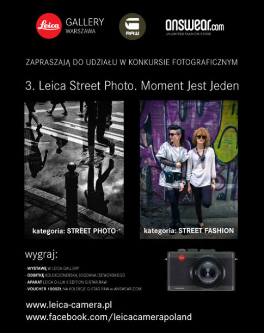 3. edycja konkursu Leica Street Photo. Moment Jest Jeden