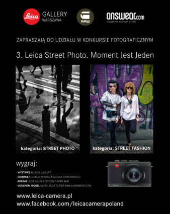 3. edycja konkursu Leica Street Photo. Moment Jest Jeden